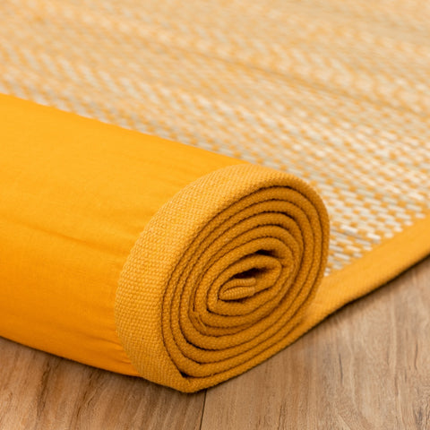 Dharba Grass Meditation Mat (With Cloth Cover)