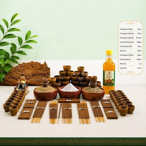 Monthly Combo Divine Pooja Products 10 in 1 Box