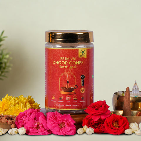 Herbal Dhoop Cone  5 in 1