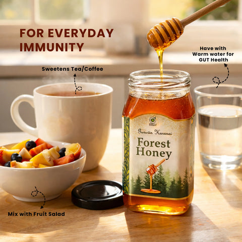 Forest Honey + Vallalar Gnanamoolikai - Nature's Wellness Duo Combo Pack
