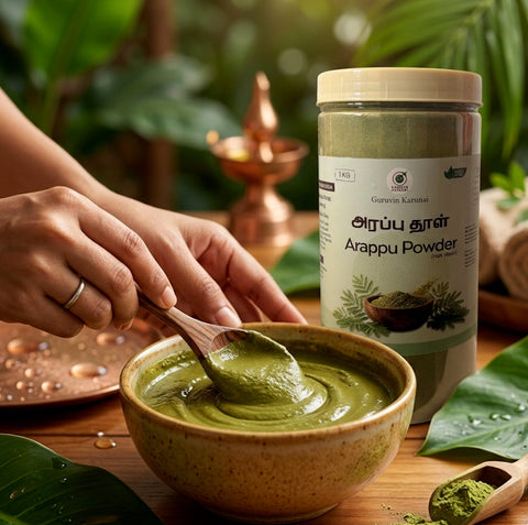 Natural Arappu Powder | Traditional Hair Wash & Conditioner