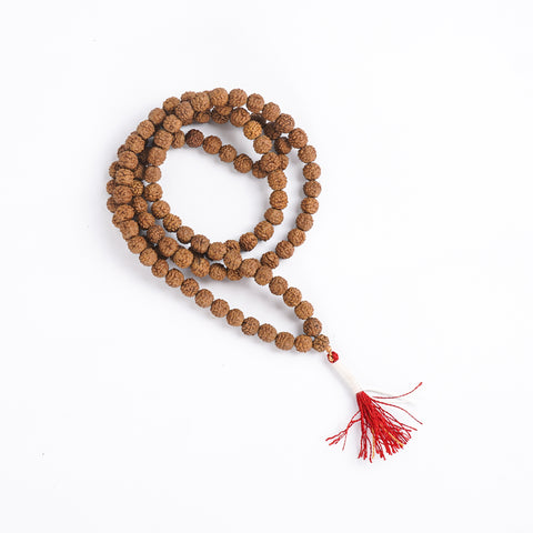 Panchamukhi Rudraksha Mala - 108 Original Lab Tested Beads