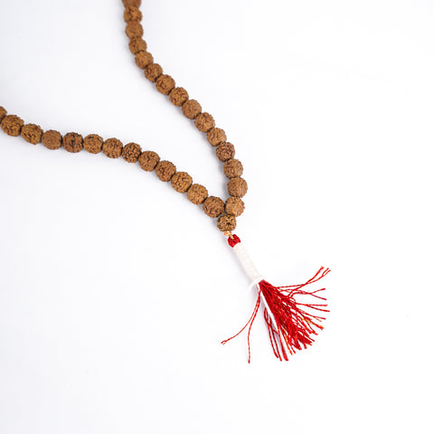 Panchamukhi Rudraksha Mala - 108 Original Lab Tested Beads
