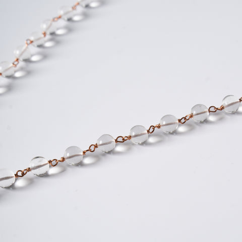 Original Spadikam Malai Crystal Mala 54 Beads 10mm (Copper)