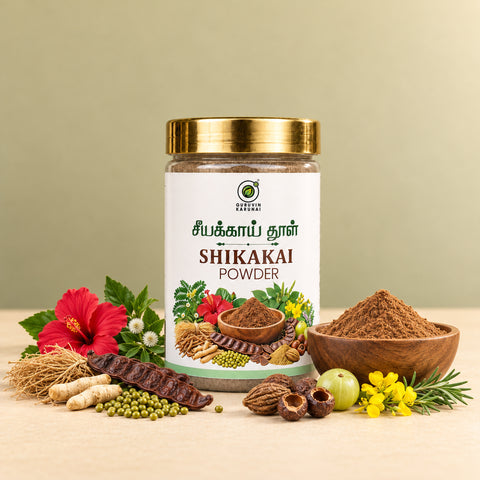Brahmi Hair Oil & Shikakai Powder Combo Pack