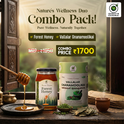 Forest Honey + Vallalar Gnanamoolikai - Nature's Wellness Duo Combo Pack
